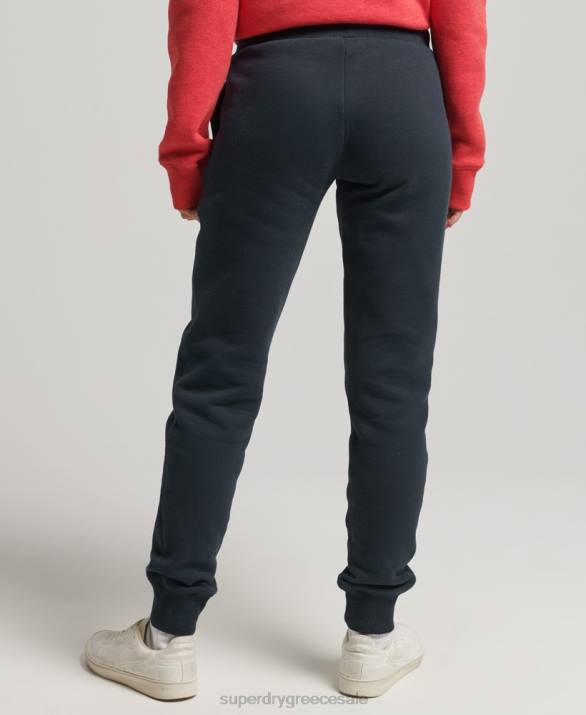 οργανικό βαμβάκι vintage λογότυπο κεντημένο joggers γυναίκες είδη ένδυσης ΠΟΛΕΜΙΚΟ ΝΑΥΤΙΚΟ Superdry L02L6640