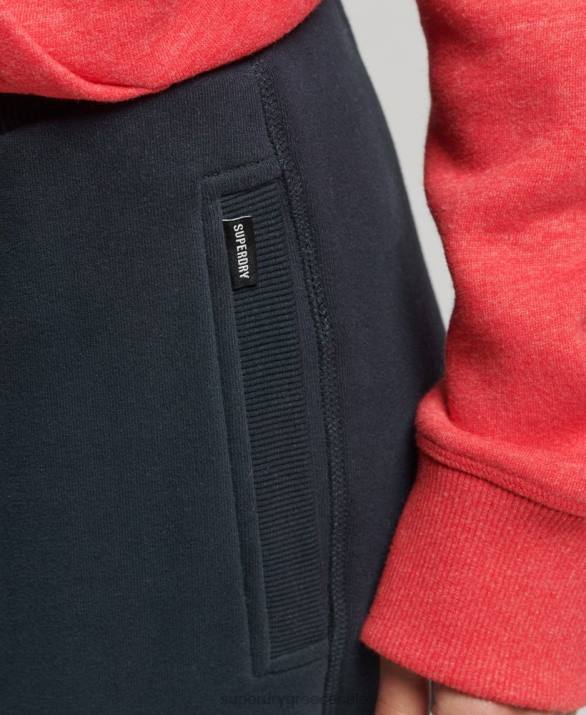 οργανικό βαμβάκι vintage λογότυπο κεντημένο joggers γυναίκες είδη ένδυσης ΠΟΛΕΜΙΚΟ ΝΑΥΤΙΚΟ Superdry L02L6640