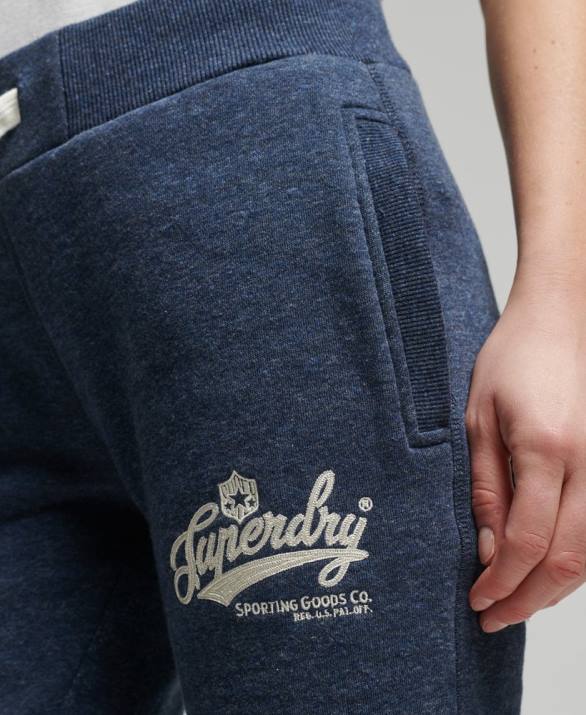 vintage στυλ σενάριο κολεγιακό joggers γυναίκες είδη ένδυσης ΠΟΛΕΜΙΚΟ ΝΑΥΤΙΚΟ Superdry L02L6714