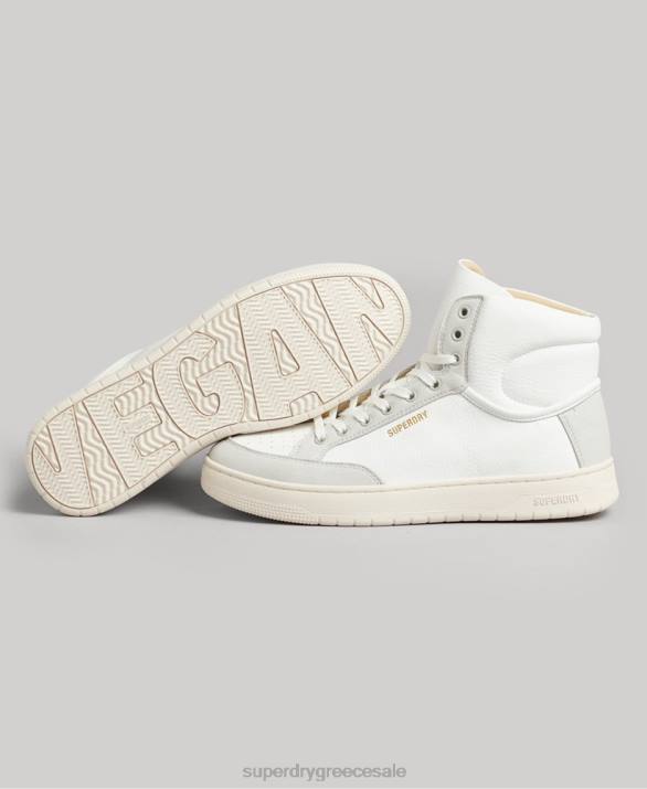 vintage premium vegan basket high trainers γυναίκες παπούτσια άσπρο Superdry L02L4355
