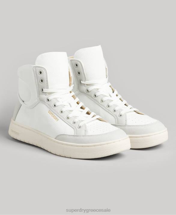 vintage premium vegan basket high trainers γυναίκες παπούτσια άσπρο Superdry L02L4355