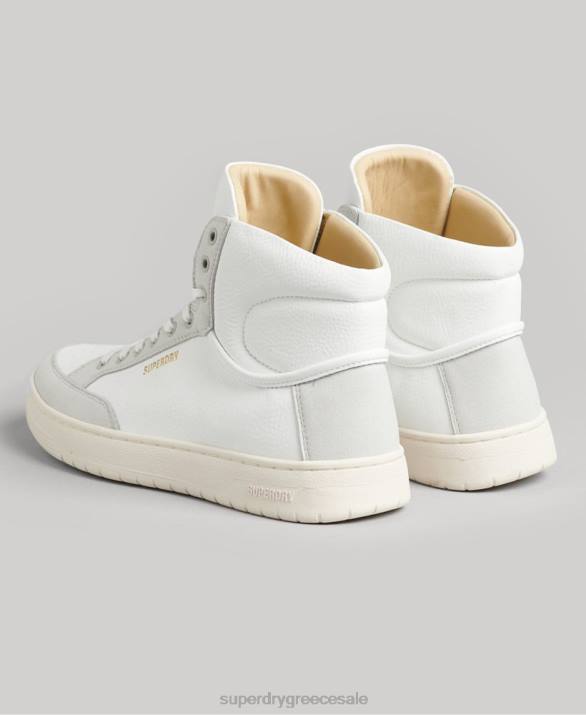 vintage premium vegan basket high trainers γυναίκες παπούτσια άσπρο Superdry L02L4355