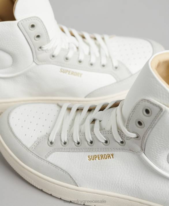 vintage premium vegan basket high trainers γυναίκες παπούτσια άσπρο Superdry L02L4355