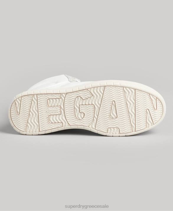 vintage premium vegan basket high trainers γυναίκες παπούτσια άσπρο Superdry L02L4355