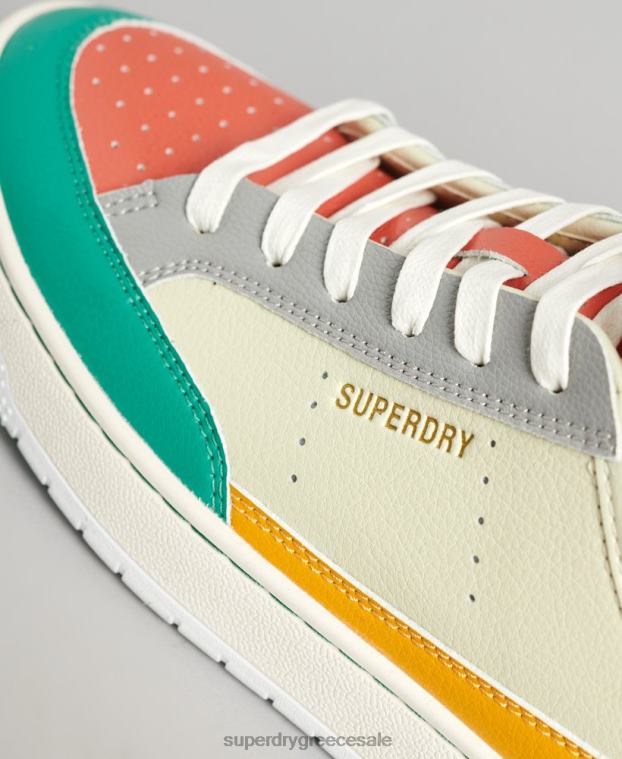 vintage vegan basket high top trainers γυναίκες Superdry παπούτσια 00T2R4350 κίτρινος