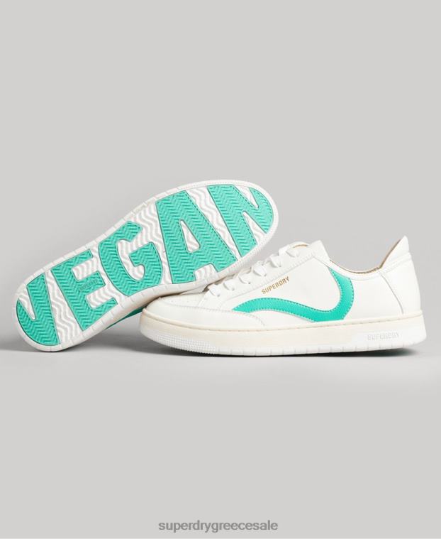 vintage vegan basket low top trainers γυναίκες Superdry παπούτσια 00T2R4363 άσπρο