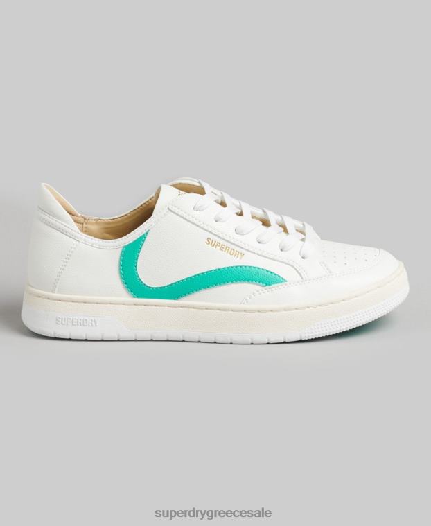 vintage vegan basket low top trainers γυναίκες Superdry παπούτσια 00T2R4363 άσπρο