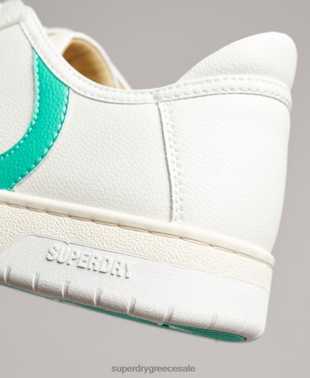 vintage vegan basket low top trainers γυναίκες Superdry παπούτσια 00T2R4363 άσπρο