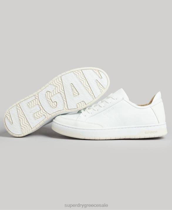 vintage vegan basket low top trainers γυναίκες παπούτσια άσπρο Superdry L02L4365