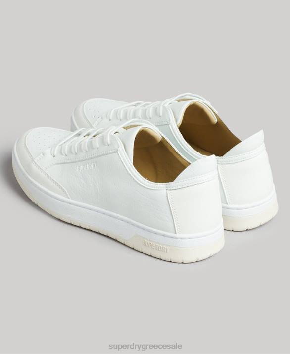 vintage vegan basket low top trainers γυναίκες παπούτσια άσπρο Superdry L02L4365