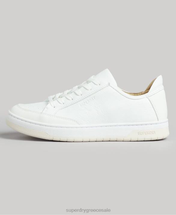 vintage vegan basket low top trainers γυναίκες παπούτσια άσπρο Superdry L02L4365