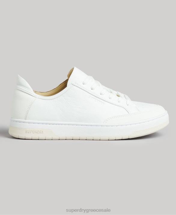 vintage vegan basket low top trainers γυναίκες παπούτσια άσπρο Superdry L02L4365