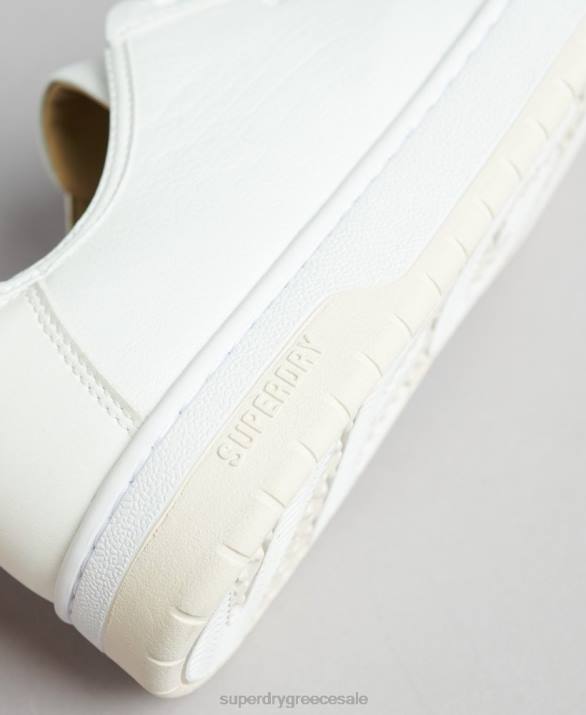 vintage vegan basket low top trainers γυναίκες παπούτσια άσπρο Superdry L02L4365