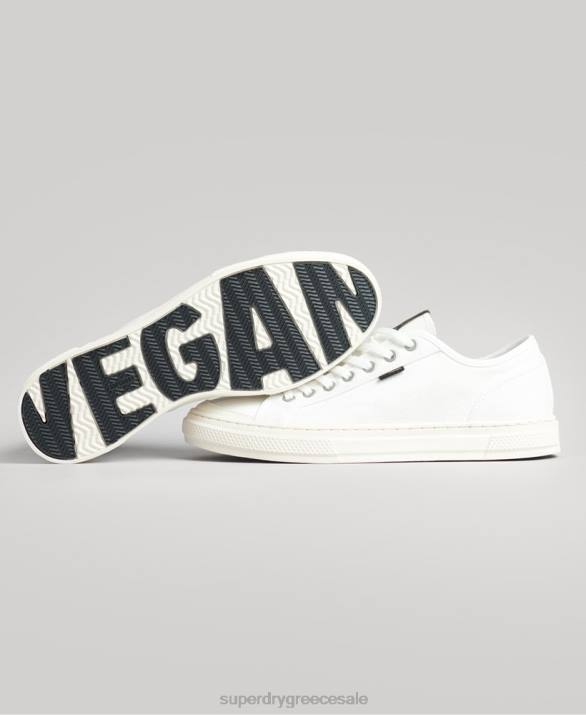 vintage vegan faux vulc low top trainers γυναίκες παπούτσια κρέμα Superdry L02L4364