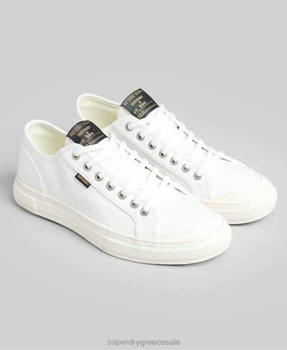 vintage vegan faux vulc low top trainers γυναίκες παπούτσια κρέμα Superdry L02L4364