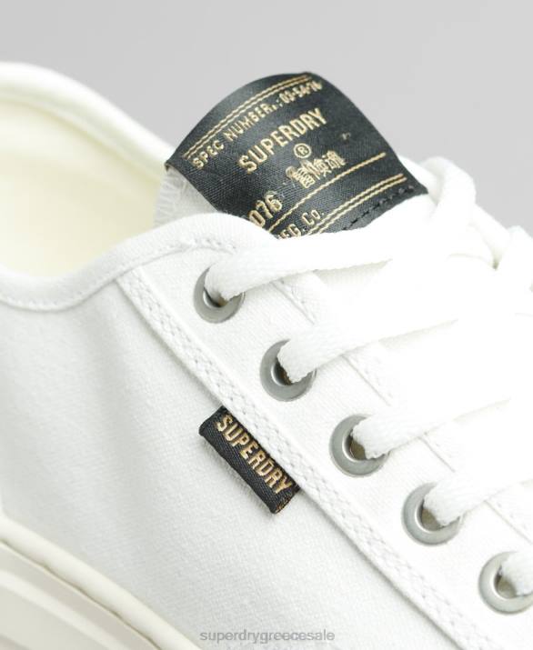 vintage vegan faux vulc low top trainers γυναίκες παπούτσια κρέμα Superdry L02L4364