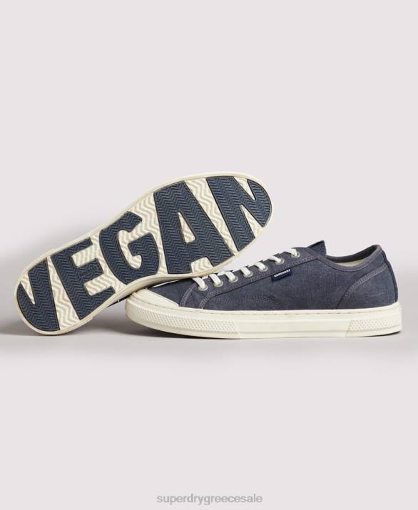 vintage vegan faux vulc low top trainers γυναίκες παπούτσια ΠΟΛΕΜΙΚΟ ΝΑΥΤΙΚΟ Superdry L02L4420