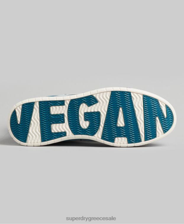 vintage vegan basket high top trainers γυναίκες Superdry παπούτσια 00T2R6731 μπλε
