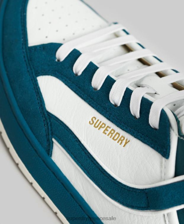 vintage vegan basket high top trainers γυναίκες Superdry παπούτσια 00T2R6731 μπλε