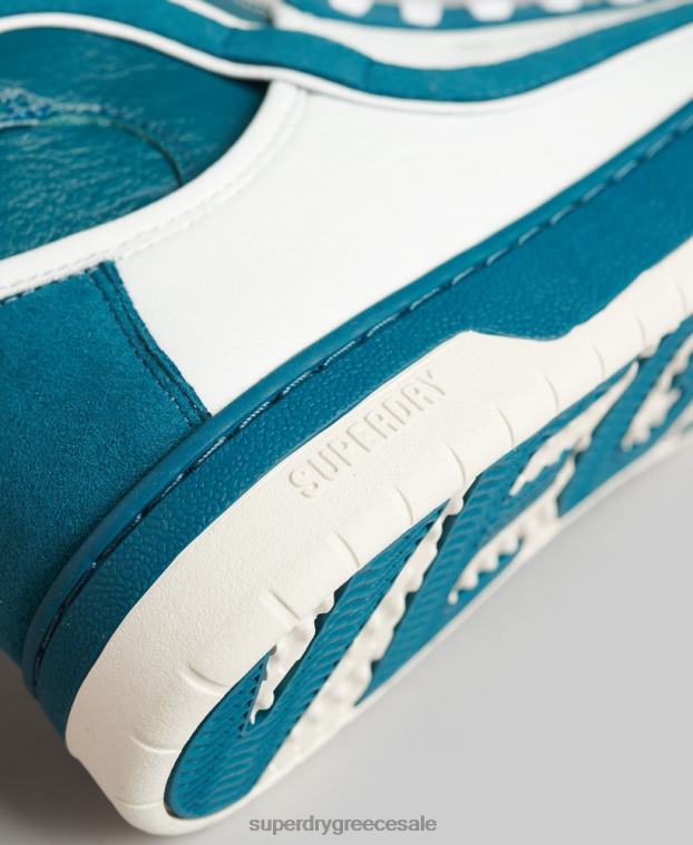 vintage vegan basket high top trainers γυναίκες Superdry παπούτσια 00T2R6731 μπλε