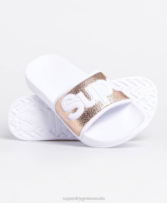 eva 2.0 sliders πισίνας γυναίκες παπούτσια ροζ Superdry L02L6777