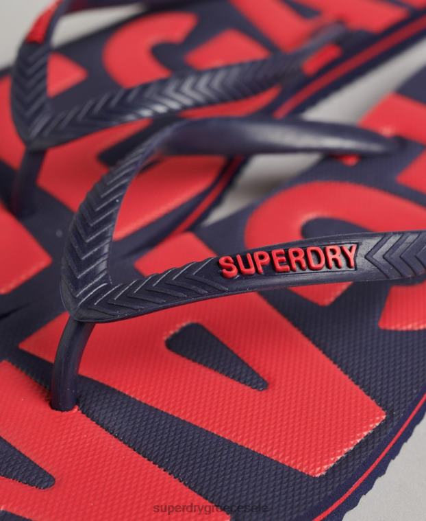 vintage vegan κλασικές σαγιονάρες γυναίκες Superdry παπούτσια 00T2R4398 ΠΟΛΕΜΙΚΟ ΝΑΥΤΙΚΟ