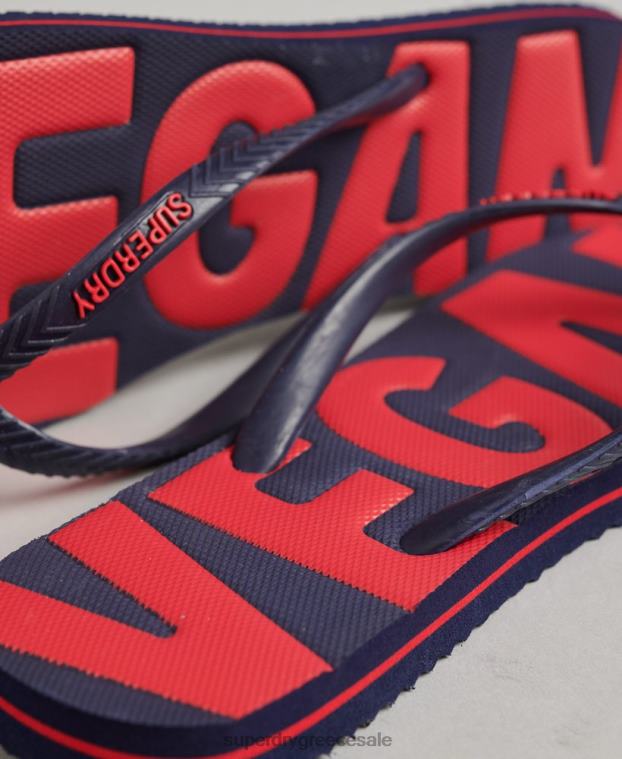 vintage vegan κλασικές σαγιονάρες γυναίκες Superdry παπούτσια 00T2R4398 ΠΟΛΕΜΙΚΟ ΝΑΥΤΙΚΟ