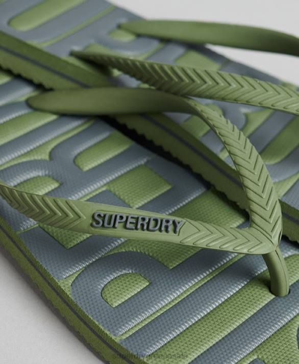 vintage vegan σαγιονάρες γυναίκες παπούτσια χακί Superdry L02L4377