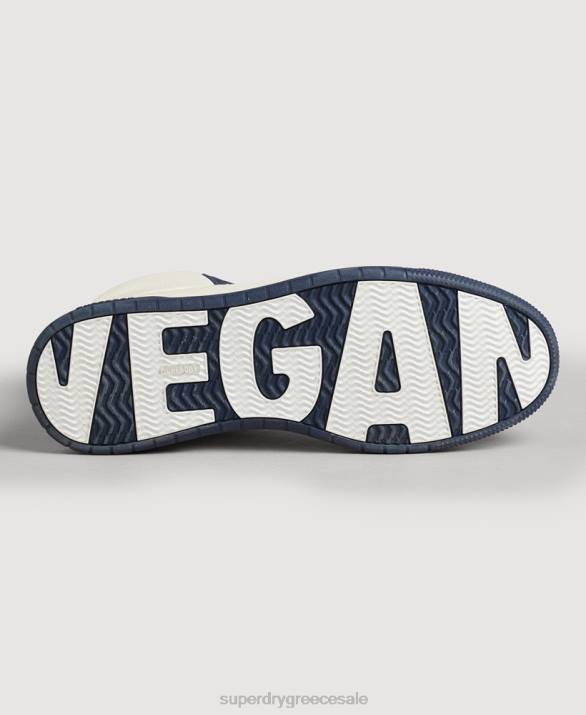 vintage premium vegan basket high trainers γυναίκες παπούτσια ΠΟΛΕΜΙΚΟ ΝΑΥΤΙΚΟ Superdry L02L6665