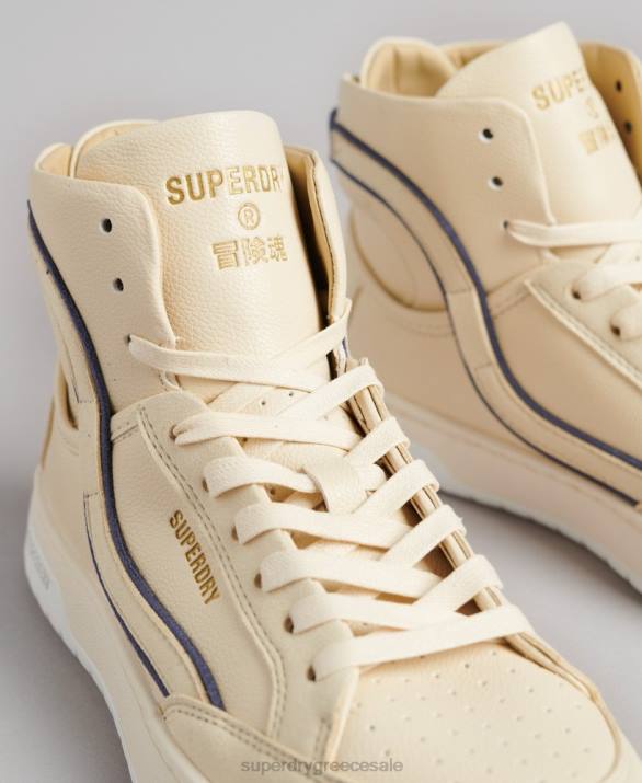 vintage vegan basket high top trainers γυναίκες παπούτσια γυμνός Superdry L02L6729