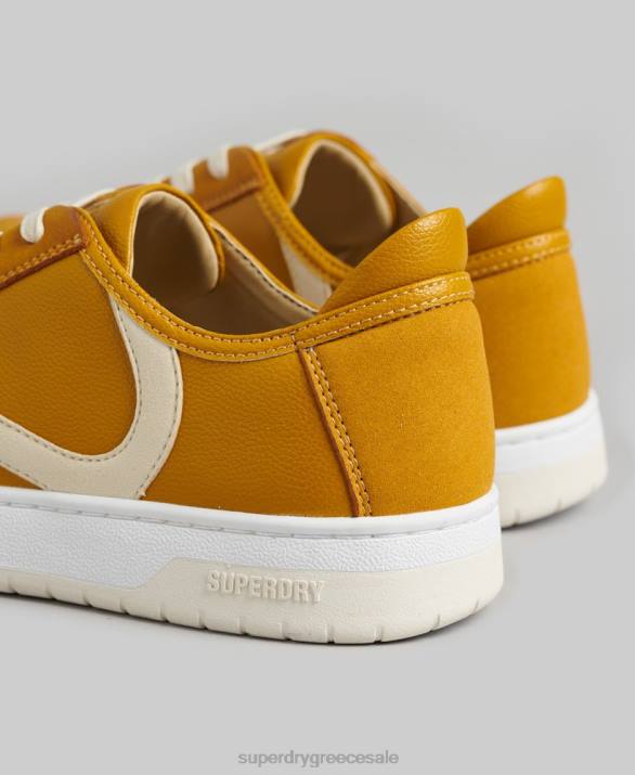 vintage vegan basket low top trainers γυναίκες παπούτσια κίτρινος Superdry L02L6576