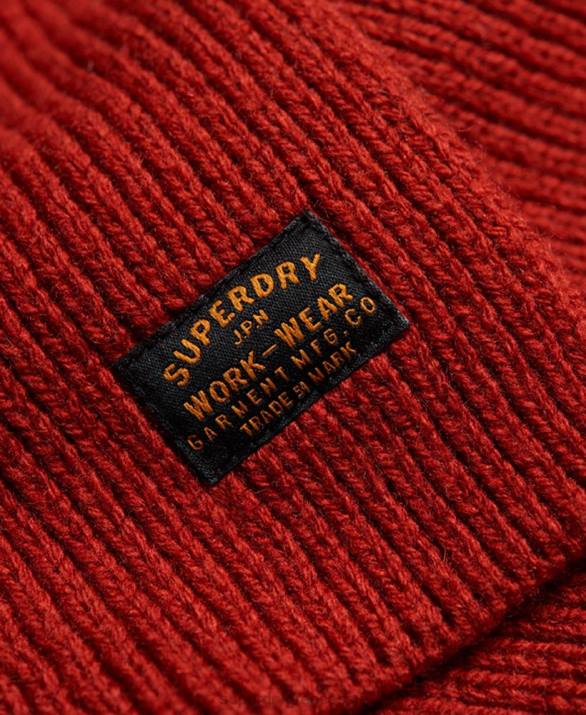 κασκόλ ραντάρ άνδρες αξεσουάρ το κόκκινο Superdry L02L1817