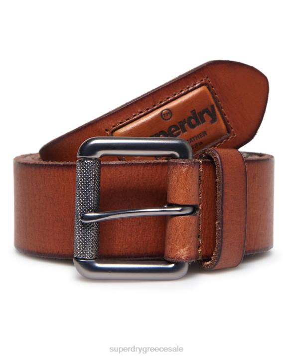 ζώνη badgeman άνδρες αξεσουάρ βυρσοδέψω Superdry L02L1872