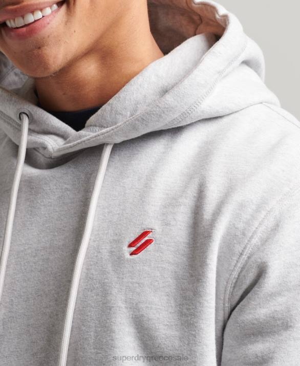 απαραίτητο hoodie άνδρες είδη ένδυσης γκρί Superdry L02L732