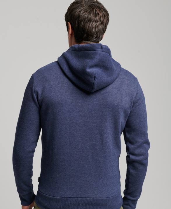 vintage cooper κλασικό hoodie άνδρες είδη ένδυσης ΠΟΛΕΜΙΚΟ ΝΑΥΤΙΚΟ Superdry L02L599