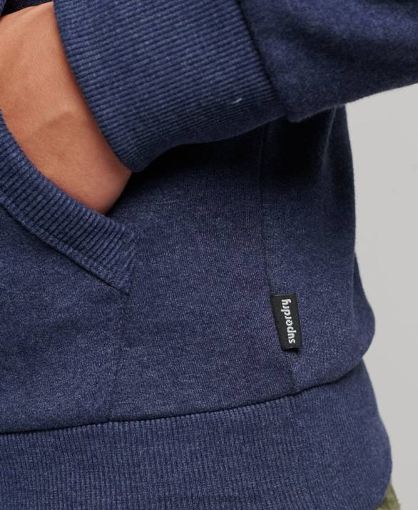vintage cooper κλασικό hoodie άνδρες είδη ένδυσης ΠΟΛΕΜΙΚΟ ΝΑΥΤΙΚΟ Superdry L02L599