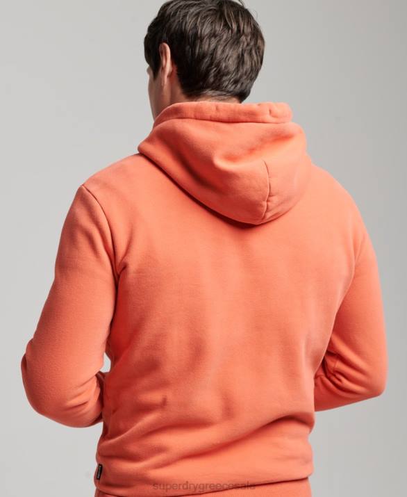vintage cooper κλασικό hoodie άνδρες είδη ένδυσης κοράλλι Superdry L02L670