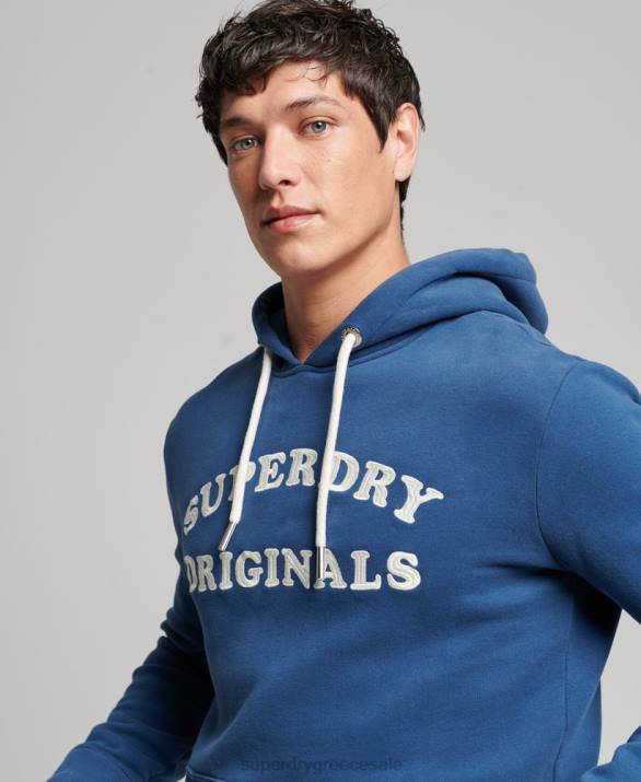 vintage cooper κλασικό hoodie άνδρες είδη ένδυσης ΠΟΛΕΜΙΚΟ ΝΑΥΤΙΚΟ Superdry L02L682