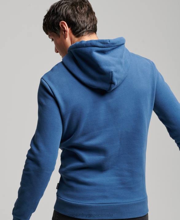 vintage cooper κλασικό hoodie άνδρες είδη ένδυσης ΠΟΛΕΜΙΚΟ ΝΑΥΤΙΚΟ Superdry L02L682