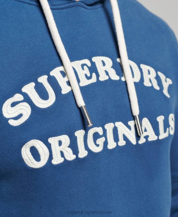 vintage cooper κλασικό hoodie άνδρες είδη ένδυσης ΠΟΛΕΜΙΚΟ ΝΑΥΤΙΚΟ Superdry L02L682