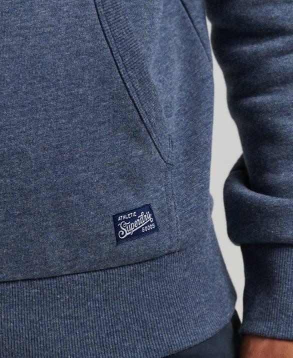 vintage λογότυπο ενδιαφέρον hoodie άνδρες είδη ένδυσης ΠΟΛΕΜΙΚΟ ΝΑΥΤΙΚΟ Superdry L02L5023