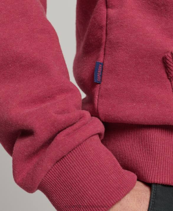vintage λογότυπο κλασικό hoodie άνδρες είδη ένδυσης το κόκκινο Superdry L02L826