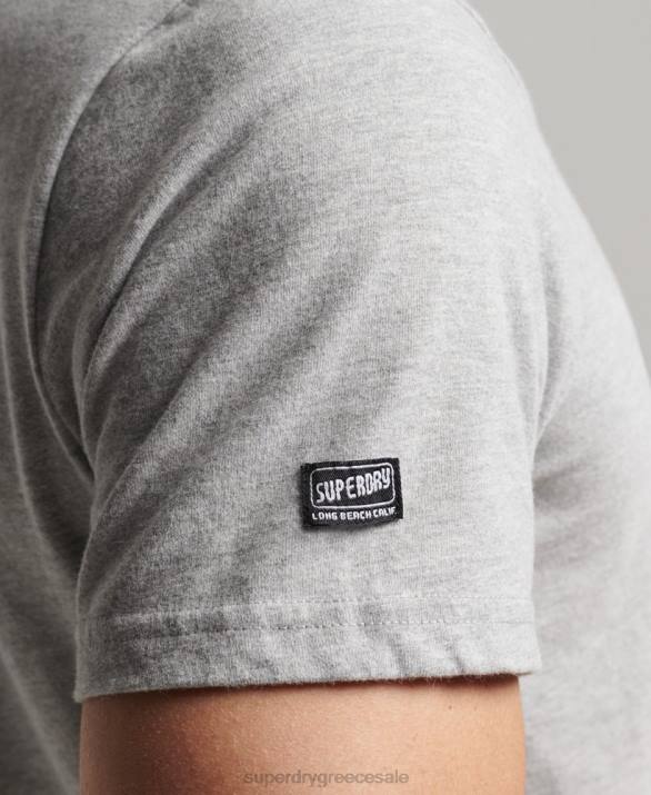 vintage Cali t-shirt άνδρες είδη ένδυσης γκρί Superdry L02L4909