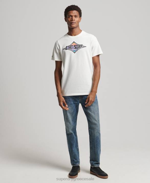 vintage Cali t-shirt άνδρες είδη ένδυσης άσπρο Superdry L02L4952