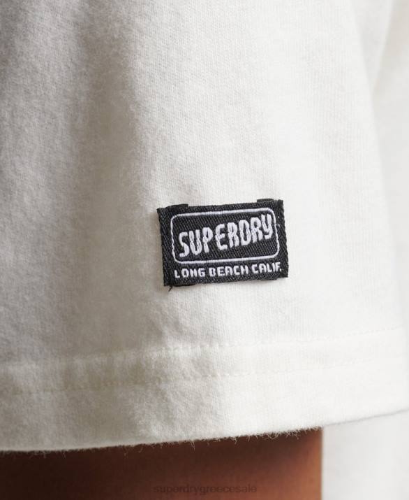 vintage Cali t-shirt άνδρες είδη ένδυσης άσπρο Superdry L02L4952