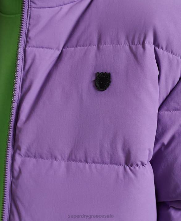 puffer τζάκετ yama-no-kami άνδρες είδη ένδυσης μωβ Superdry L02L4629