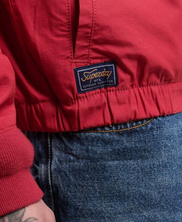 vintage κολεγιακό σακάκι Harrington άνδρες είδη ένδυσης το κόκκινο Superdry L02L4466