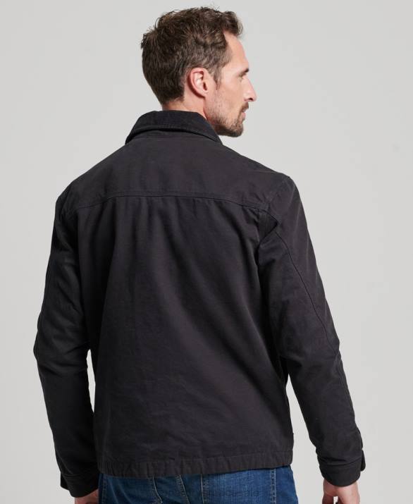 vintage ράντσο τζάκετ Harrington άνδρες είδη ένδυσης καφέ Superdry L02L914