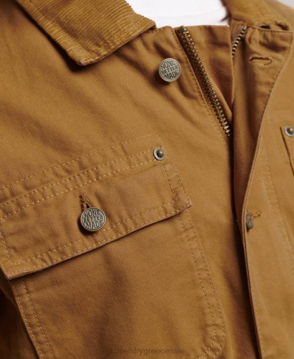 vintage σακάκι ράντσο άνδρες είδη ένδυσης καφέ Superdry L02L4441