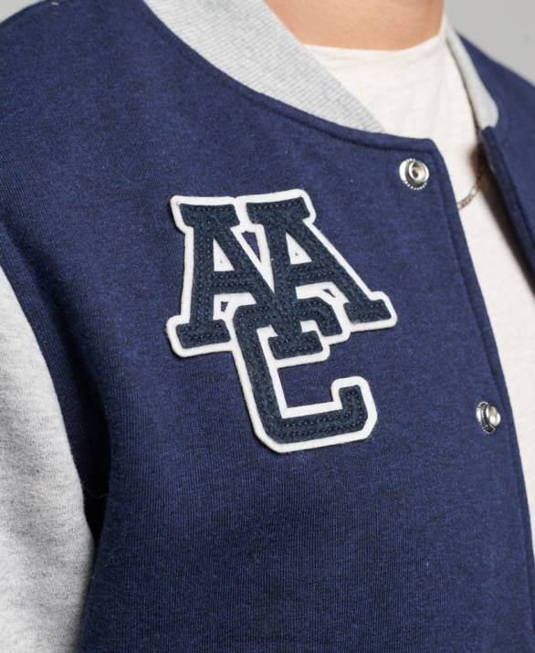 vintage κολλεγιακό bomber jacket άνδρες είδη ένδυσης ΠΟΛΕΜΙΚΟ ΝΑΥΤΙΚΟ Superdry L02L604